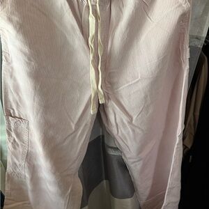 Aerie Light Pink Striped Pants